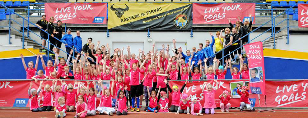 Rakveres toimub tüdrukute jalgpallifestival